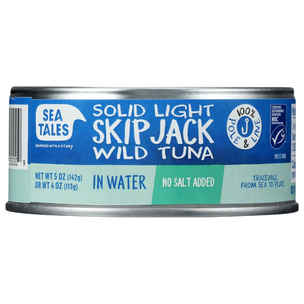 Skipjack Tuna in Water - No Salt Added - 5 oz