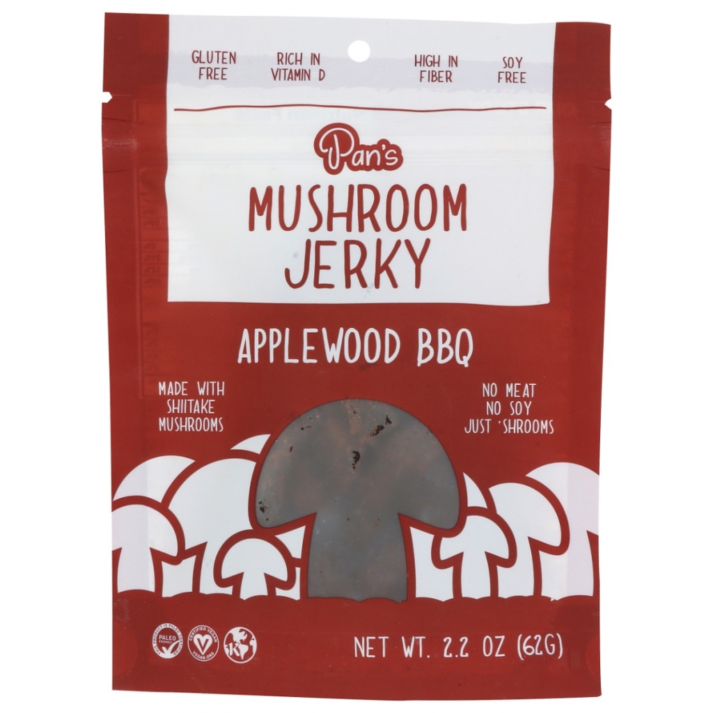 Applewood BBQ Mushroom Jerky, 2.2 oz