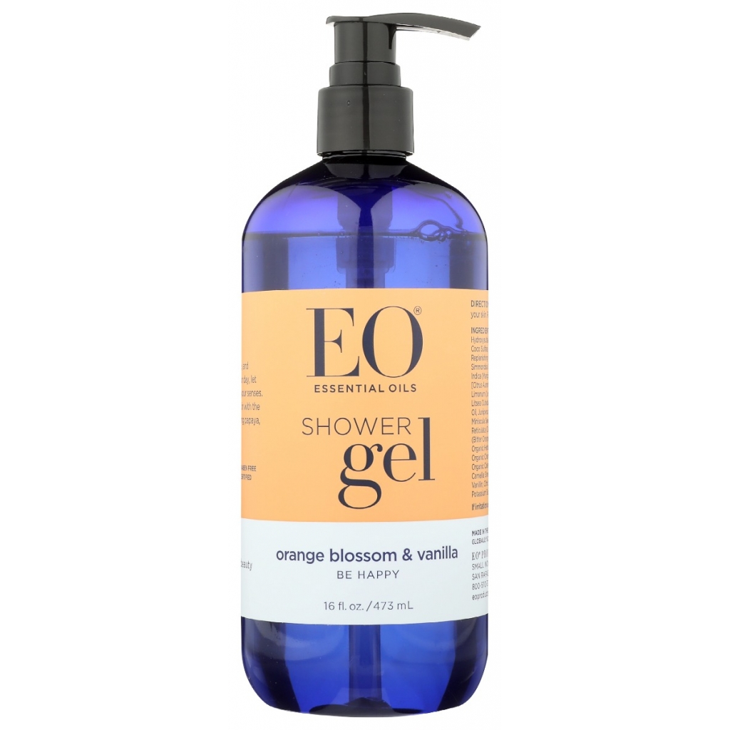 Invigorating Orange Blossom & Vanilla Shower Gel – 16 oz