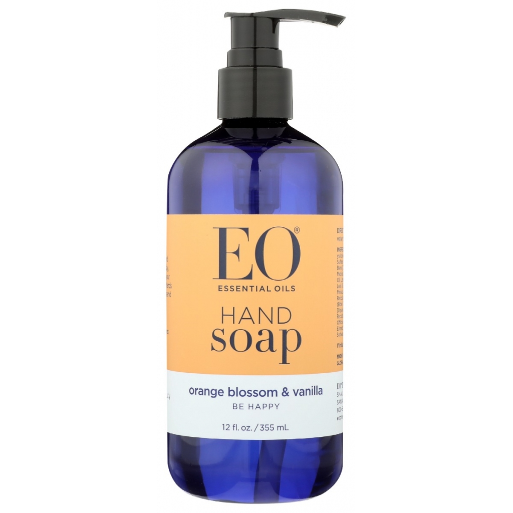 Orange Blossom and Vanilla Hand Soap - Uplifting Soap, 12 oz