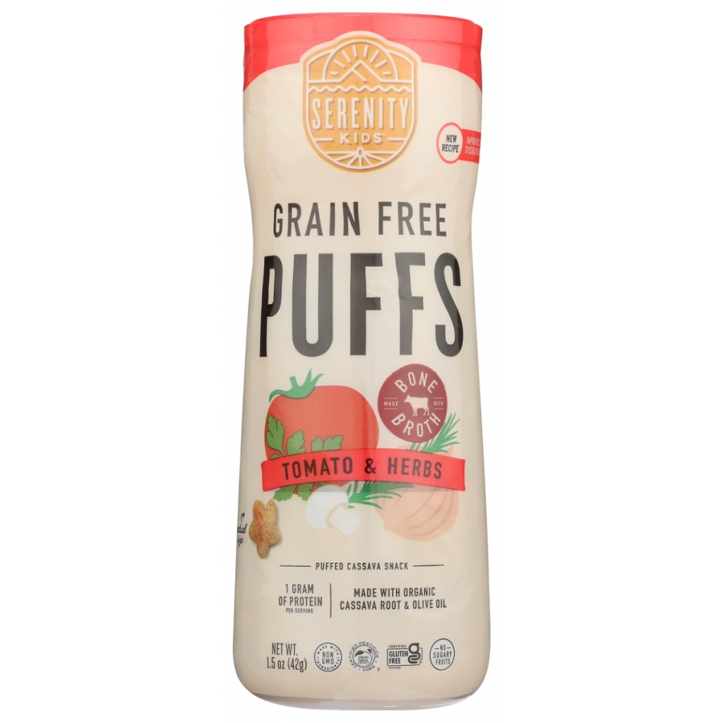 Tomato & Herbs Baby Puffs with Bone Broth, 1.5 oz