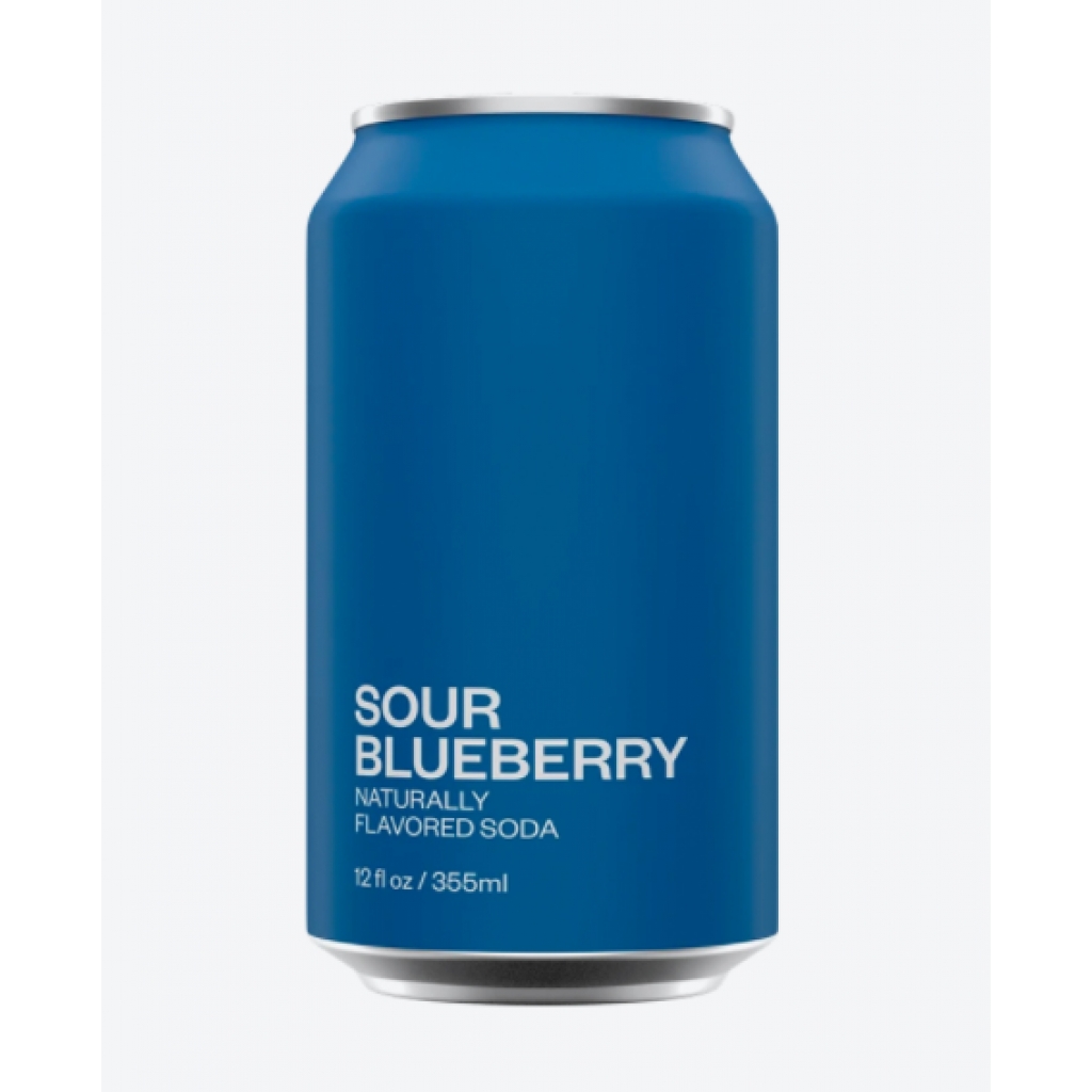 Sour Blueberry Soda, 12 fl oz