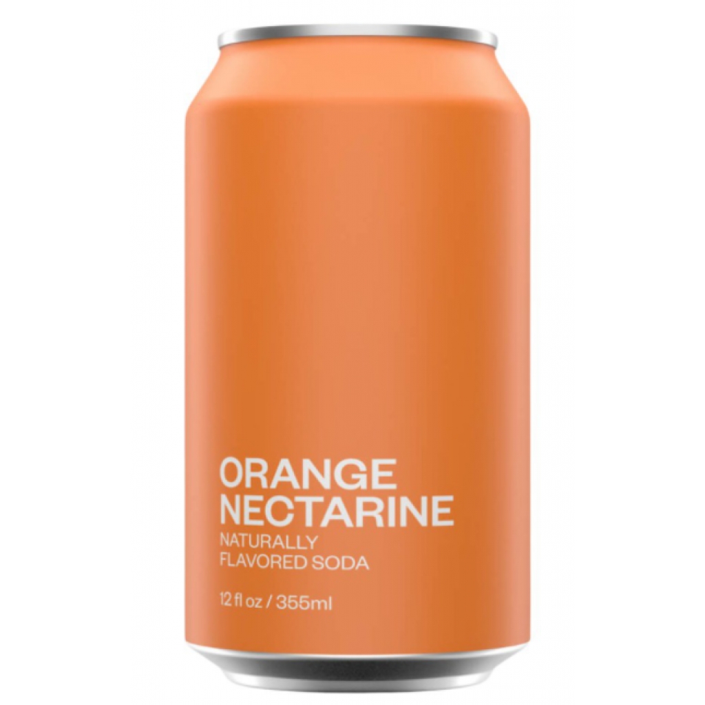 Orange Nectarine Sparkling Soda - 12 FO