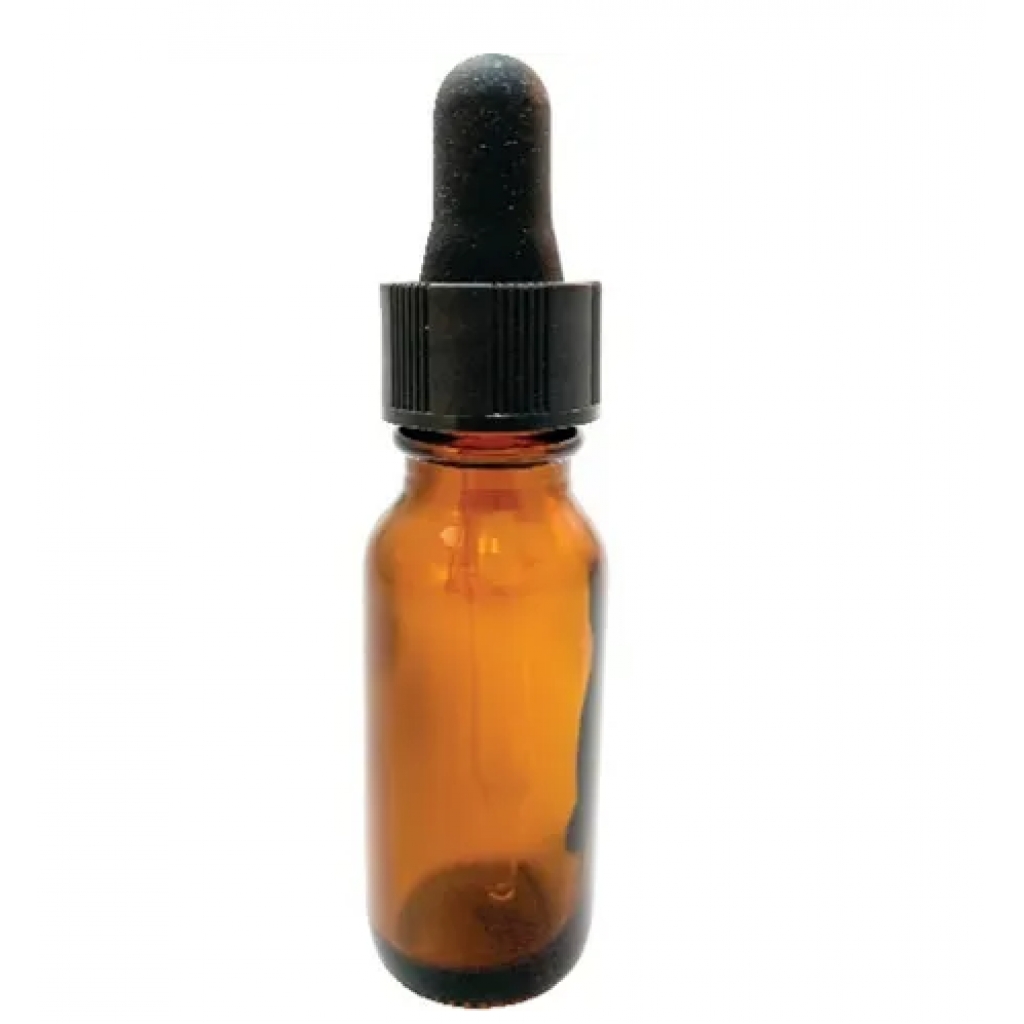 Amber Glass Dropper Bottle, 0.5 oz