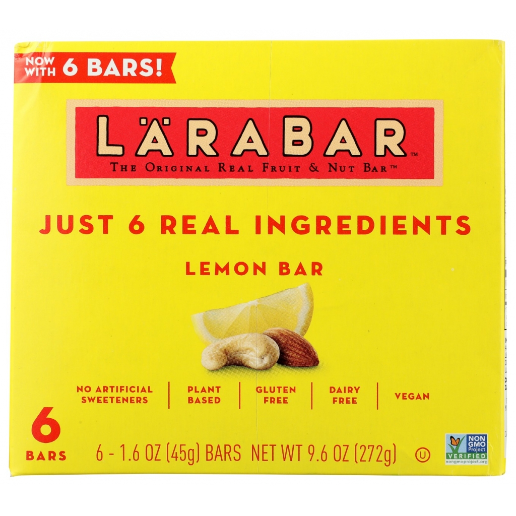 Lemon Bar, 6 Bars, 9.6 oz