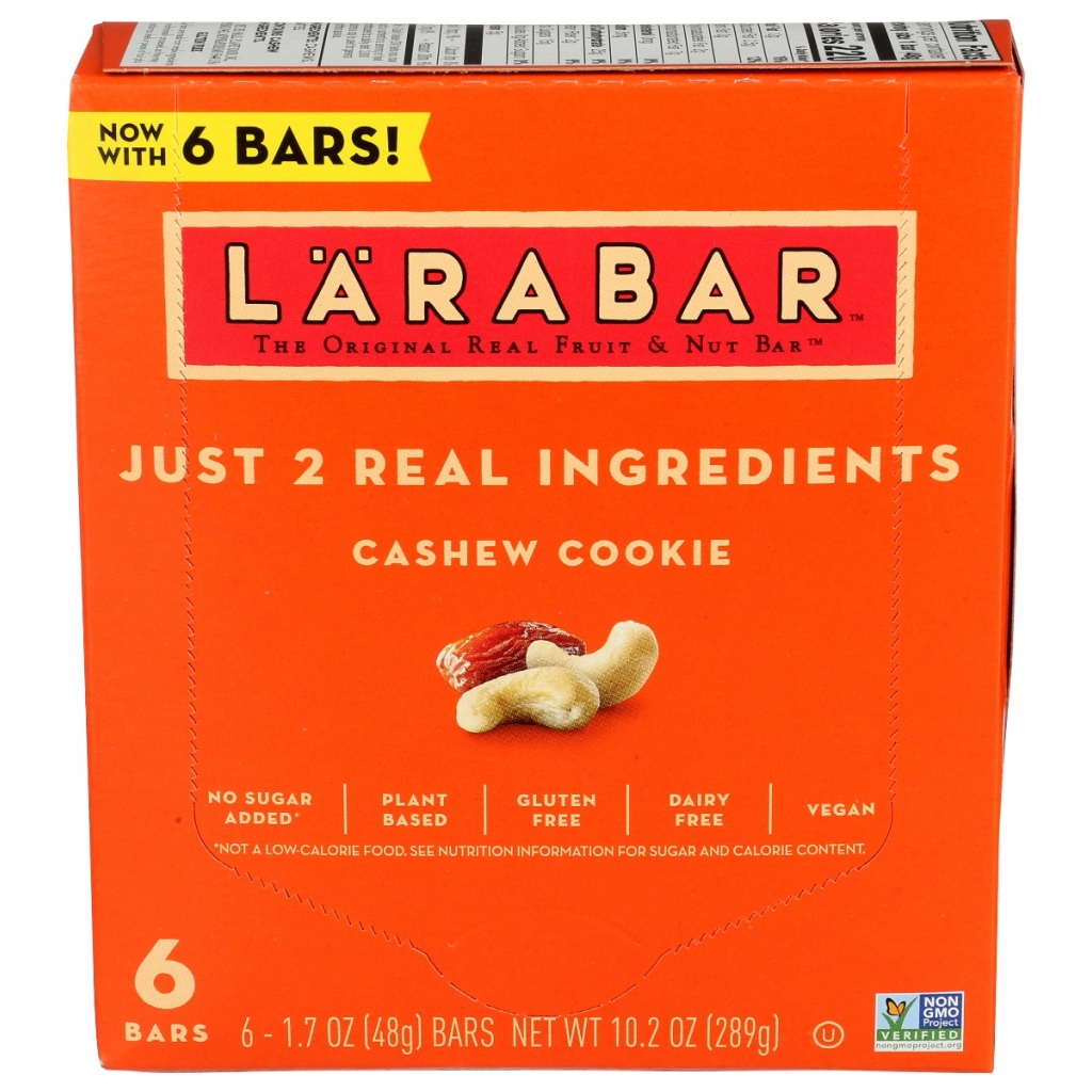 Cashew Cookie Protein Bars - 10.2 oz (6 Pack)