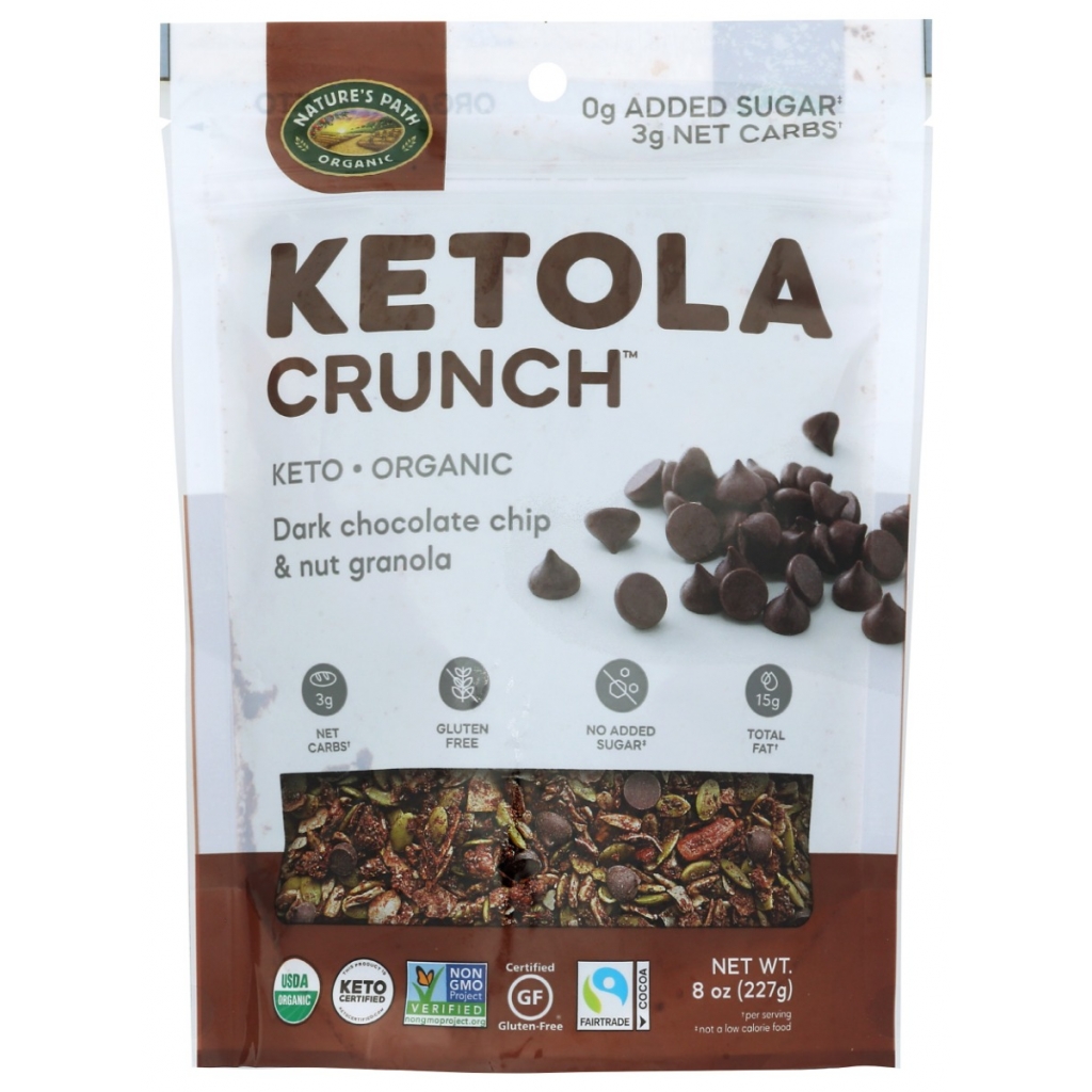 Ketola Crunch Dark Chocolate Chip Granola, 8 OZ