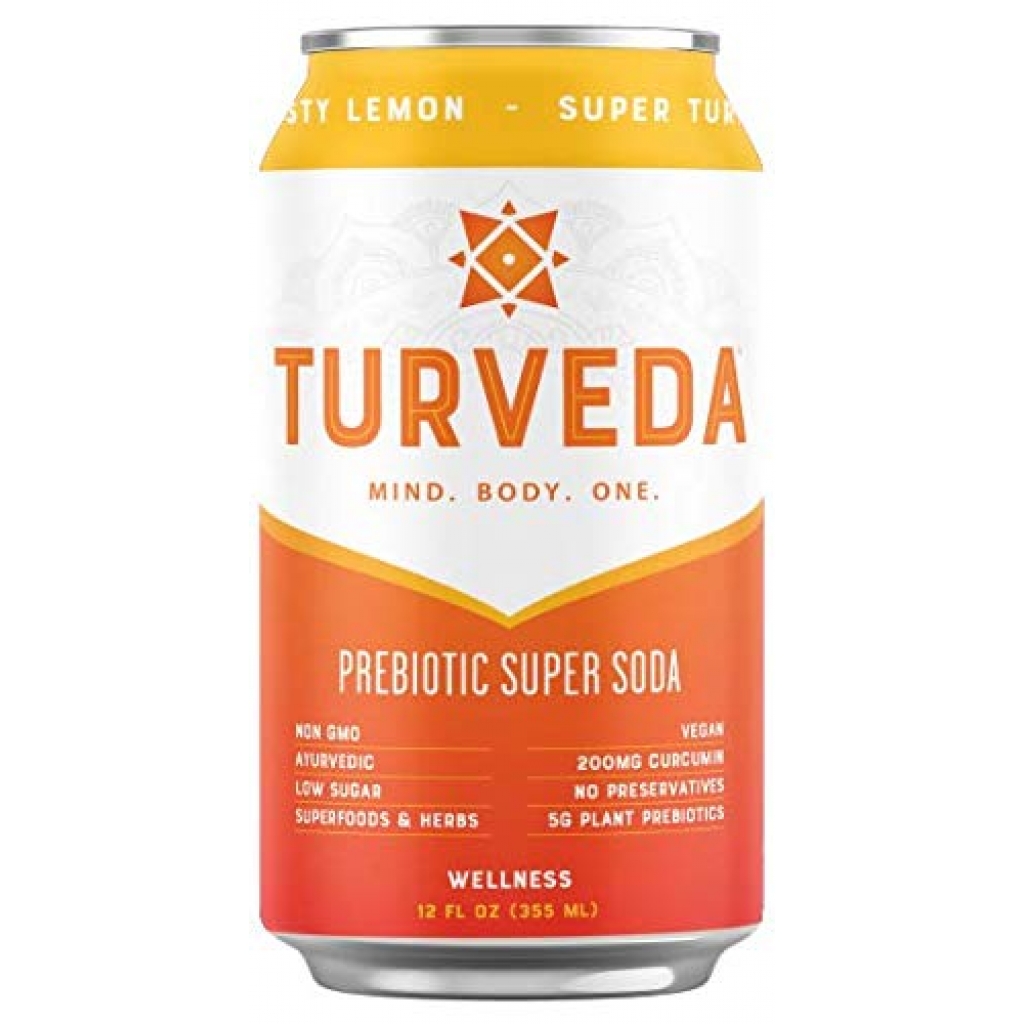 TURVEDA Prebiotic Craft Soda, Super Well, 12 FO