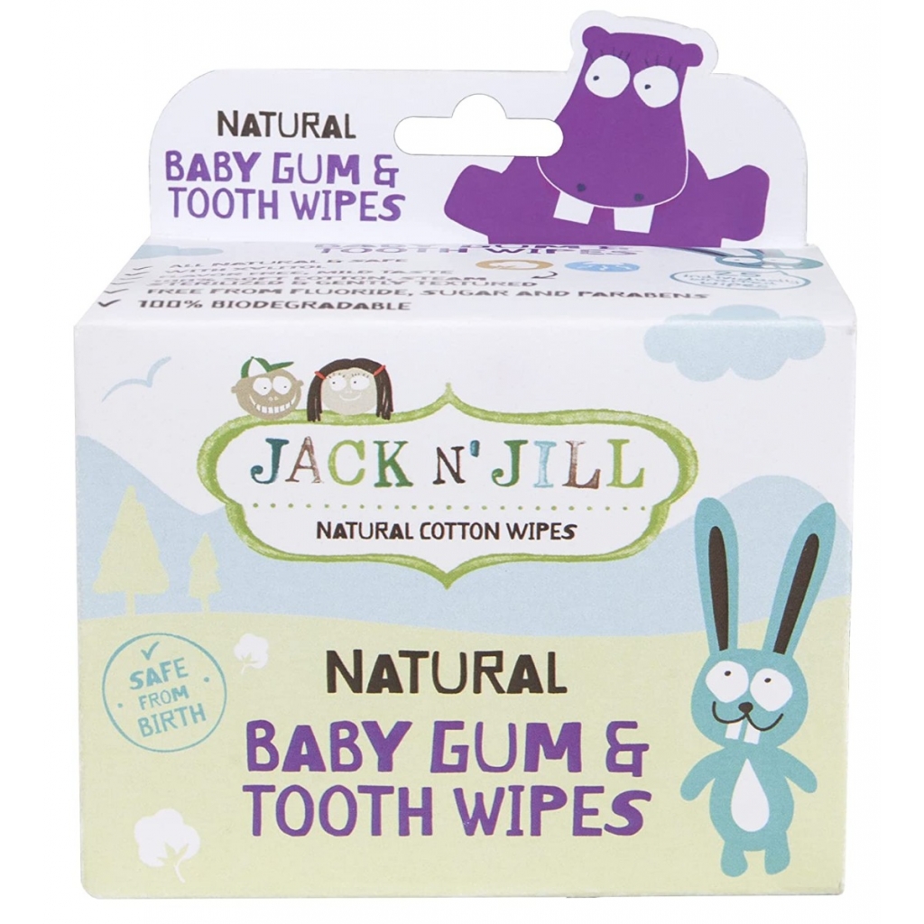 Natural Baby Gum and Tooth Wipes - 25 ct