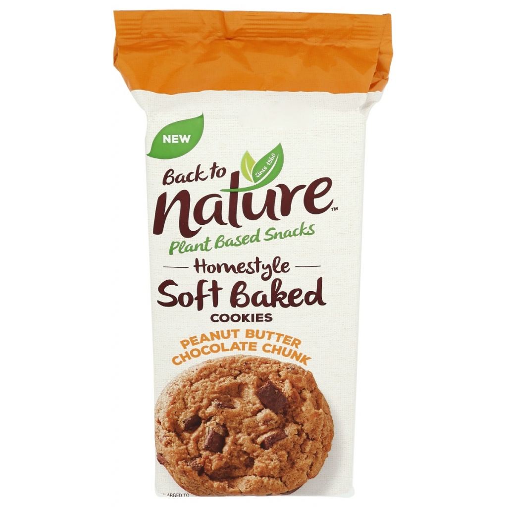 Back to Nature Homestyle Soft Baked Peanut Butter Chocolate Cookies - 8 oz