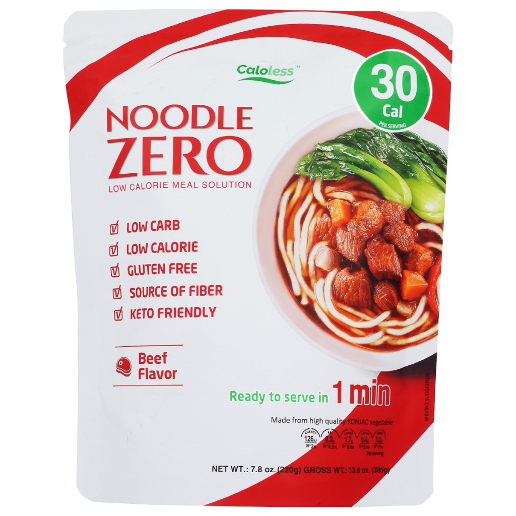 Caloless Beef Konjac Noodle - Low-Calorie Pasta Alternative