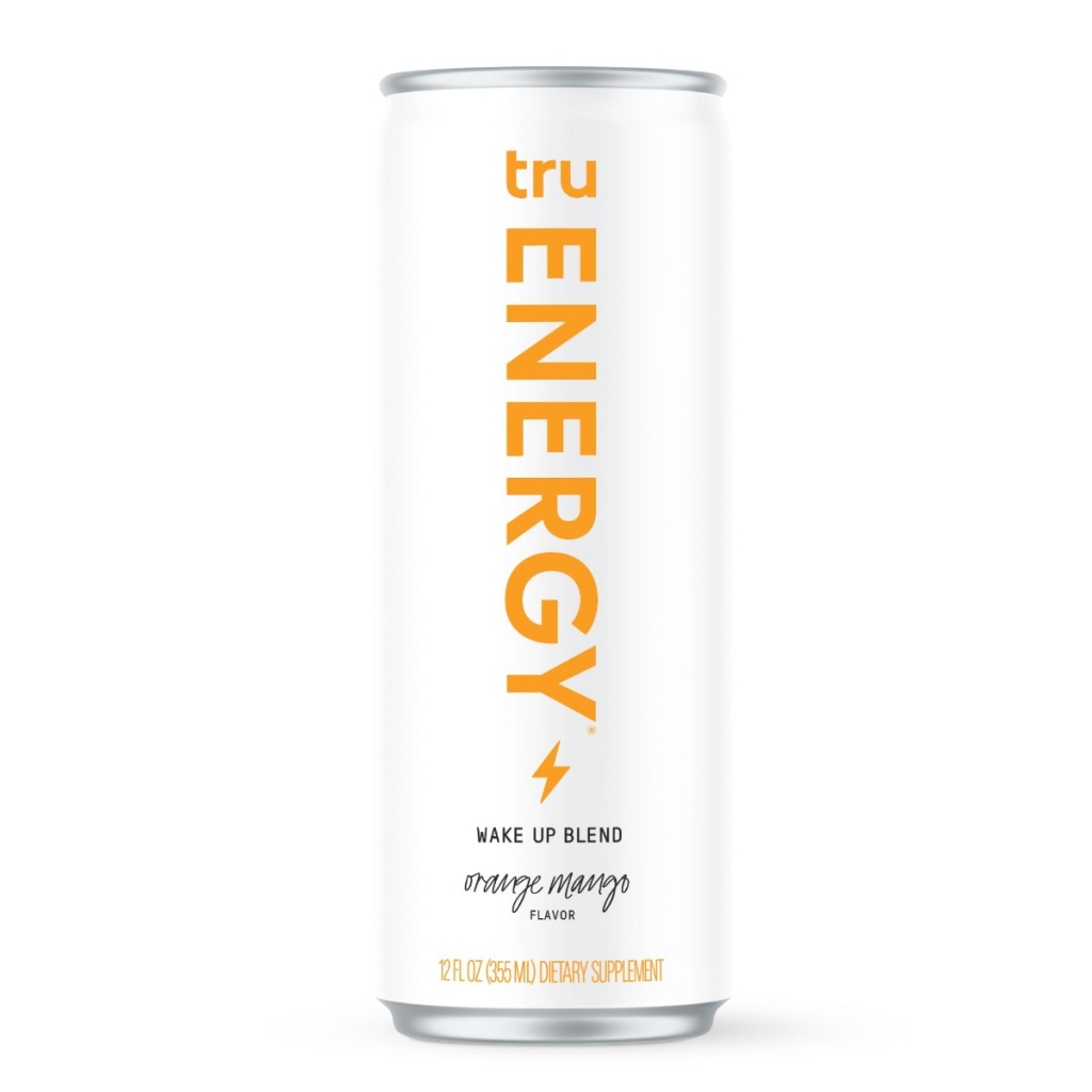 Tru Energy Sparkling Water - Orange Mango, 12 oz