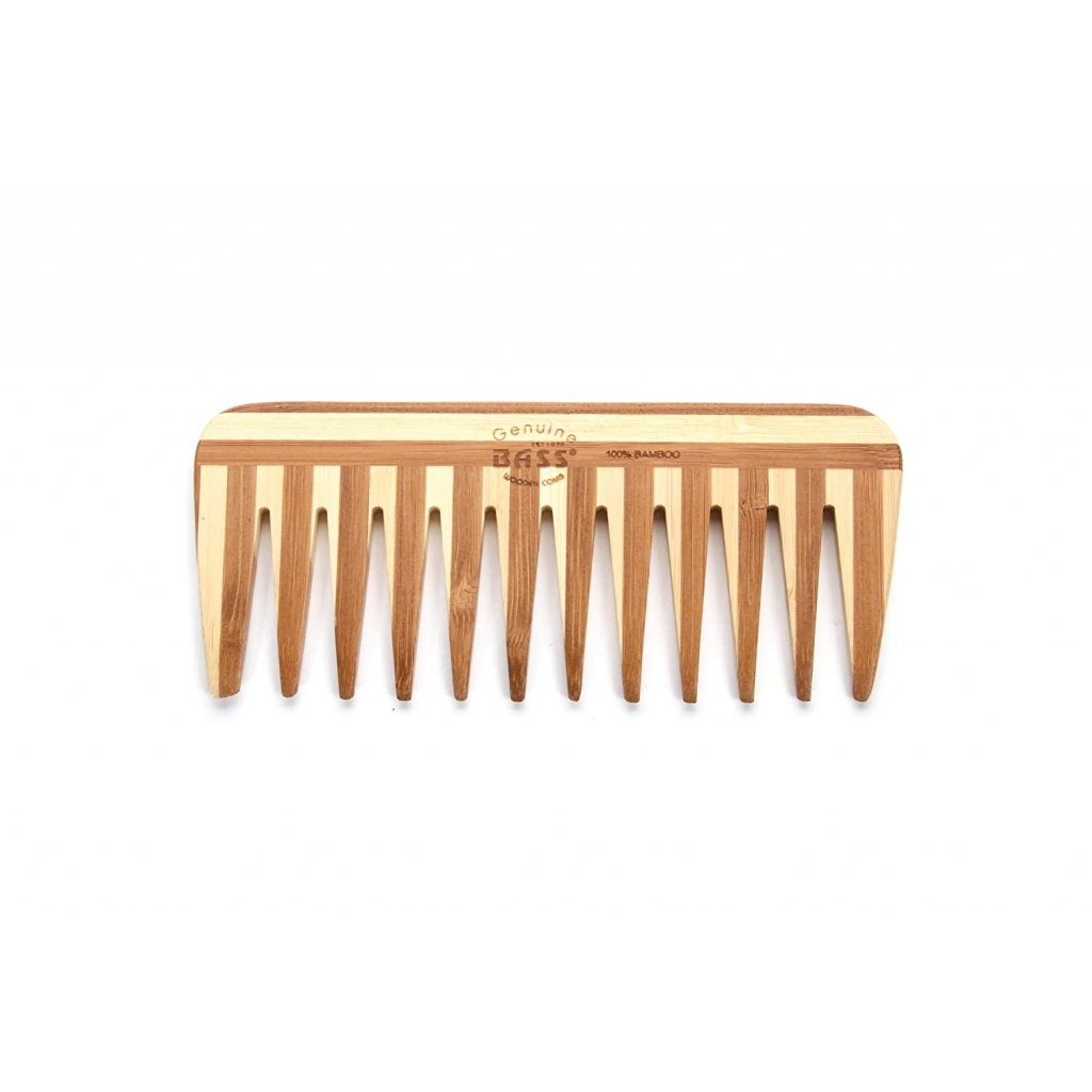 Bamboo Striped Comb - 1 Piece