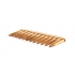 Bamboo Striped Comb - 1 Piece