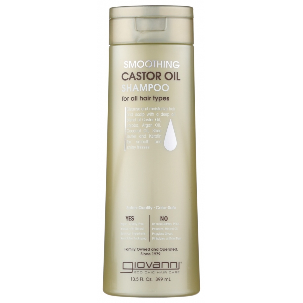 Smoothing Castor Oil Shampoo for Frizz Control