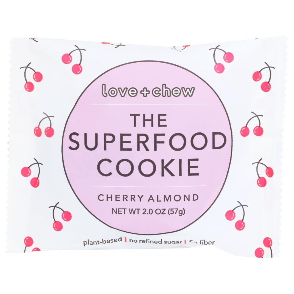 Cherry Almond Cookie - Soft and Nutritious Snack, 2 oz