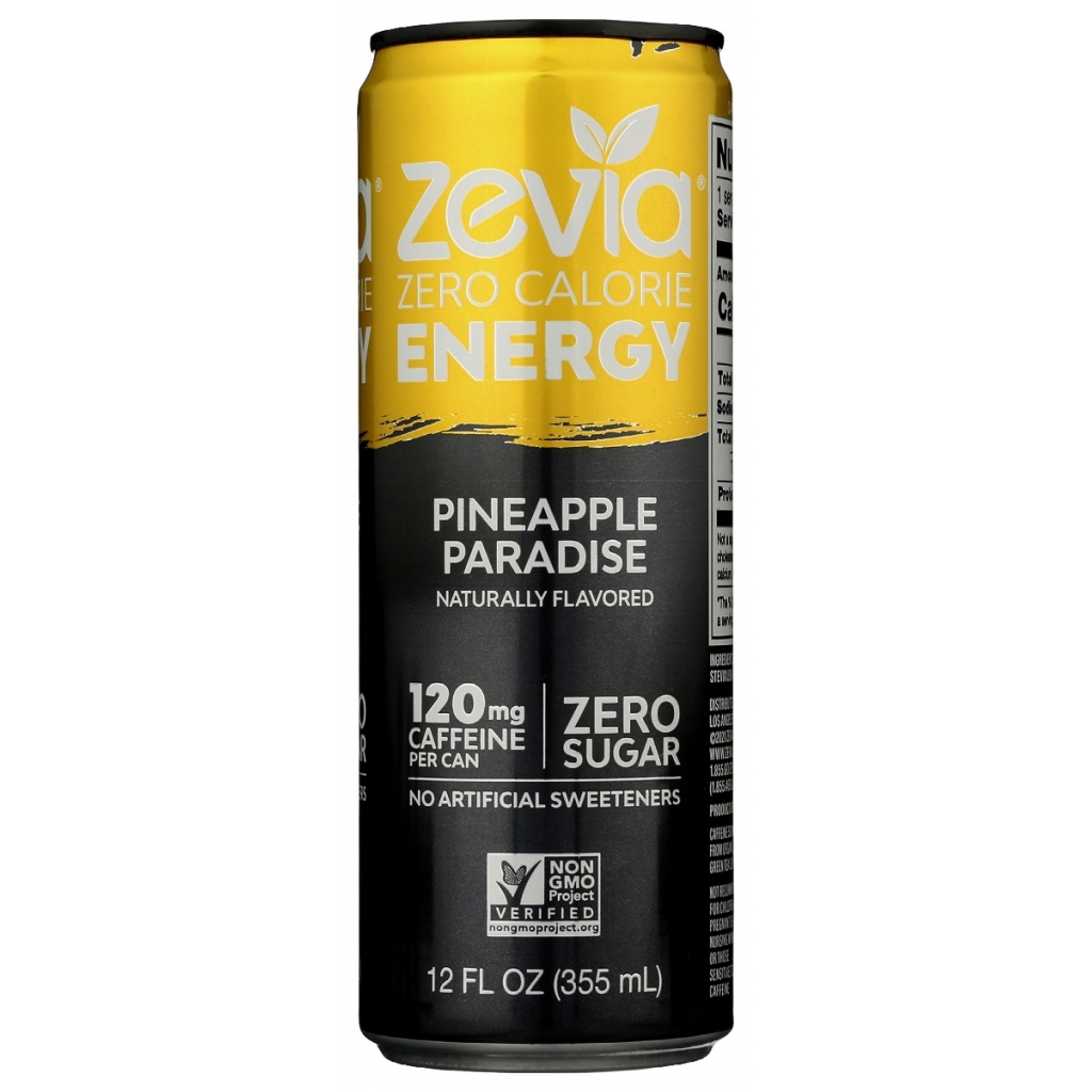 Zero Sugar Pineapple Energy Drink - 12 fl oz