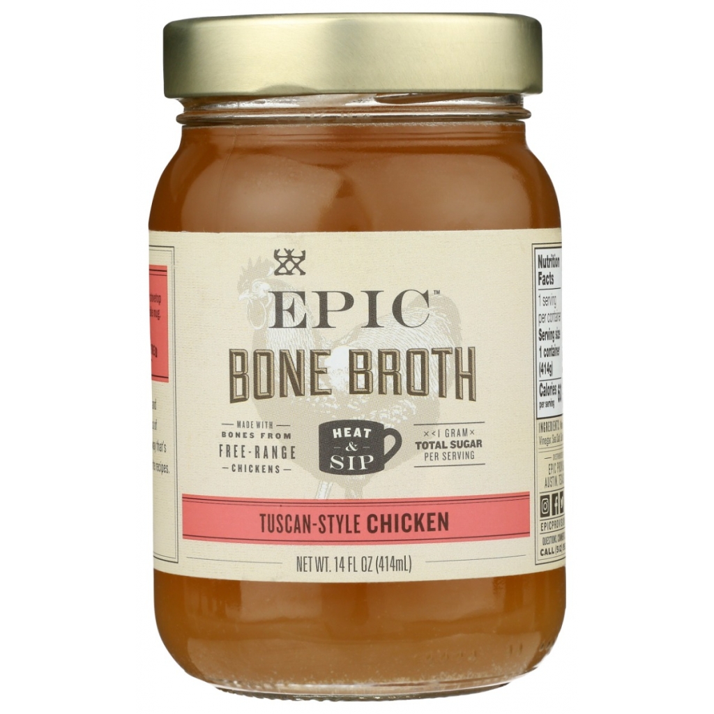 Tuscan Style Chicken Broth, 14 fl oz - Savory Soup Base