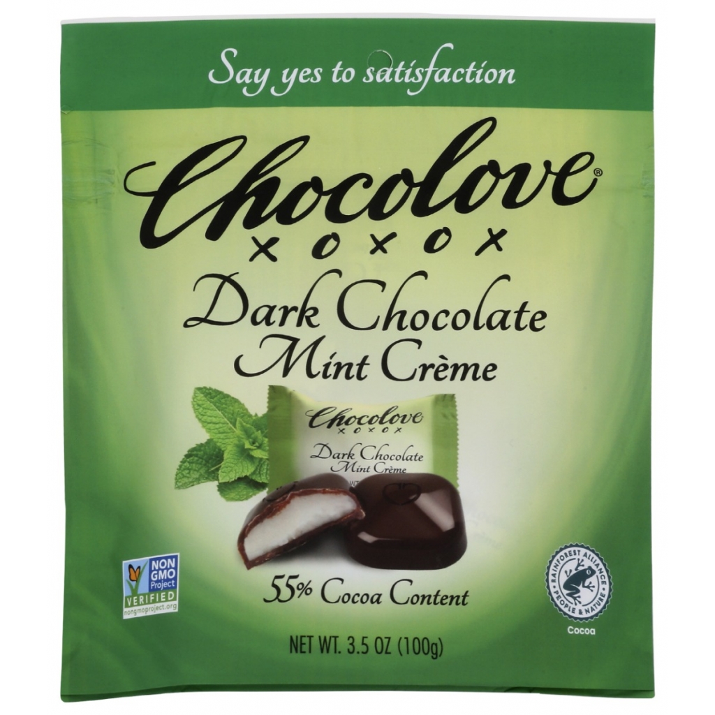 Dark Chocolate Mint Creme Bites - 3.5 oz