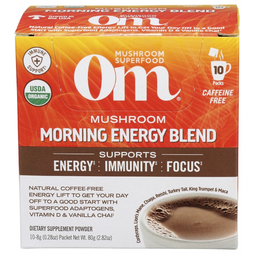 Mushroom Morning Energy Blend - Superfood Elixir, 10-pack