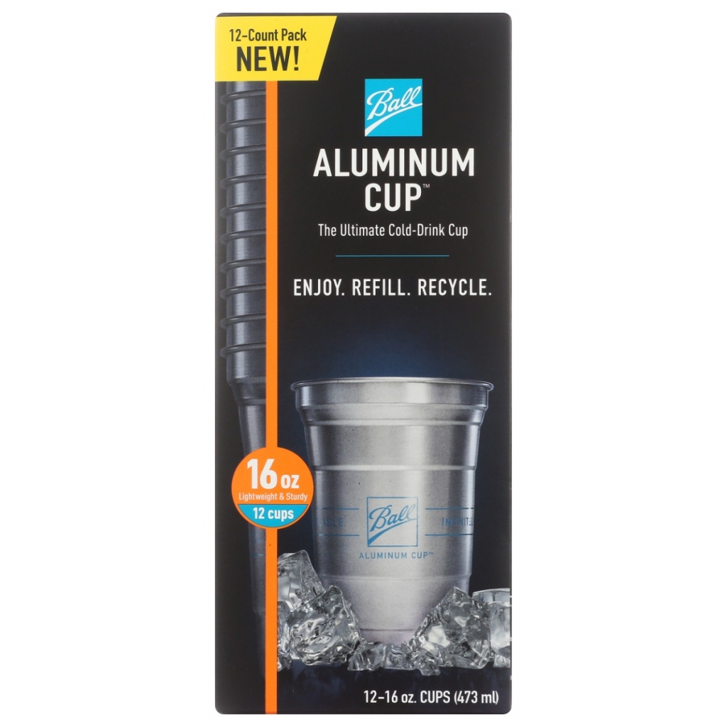 Aluminum Cup, 12 Ct, 16 oz