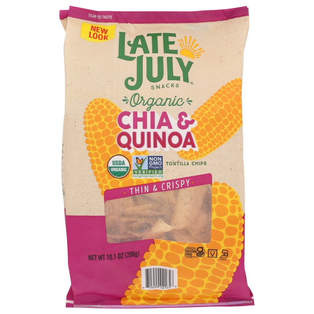 Chia and Quinoa Tortilla Chips, 10.1 oz