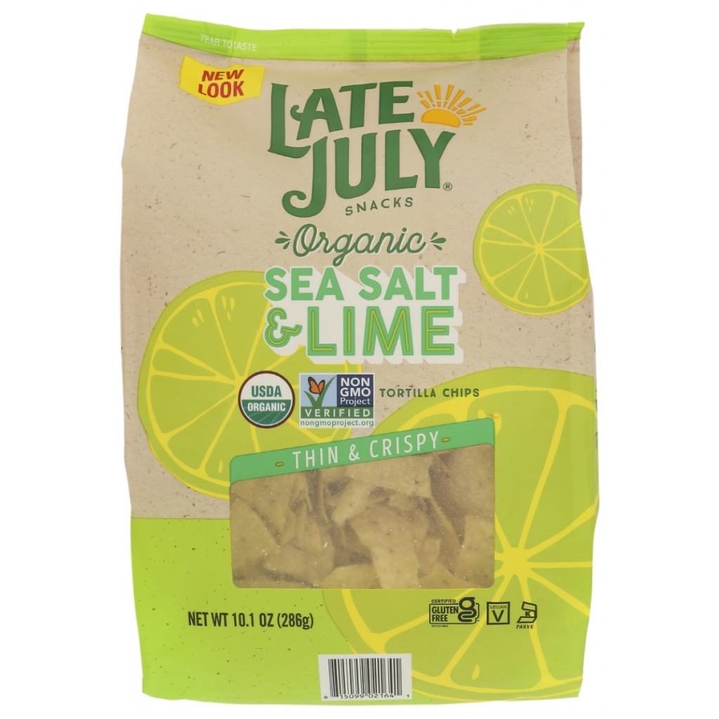 Salt & Lime Tortilla Chips - 10.1 oz