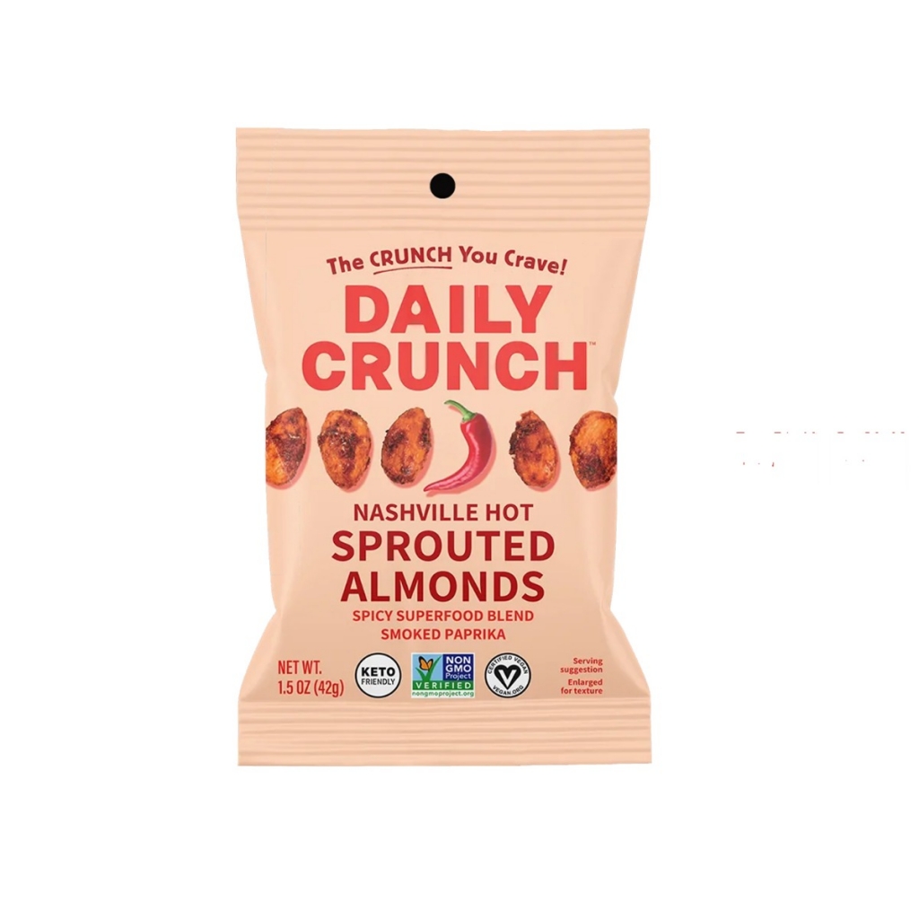 Nashville Hot Sprouted Almonds - 1.5 oz