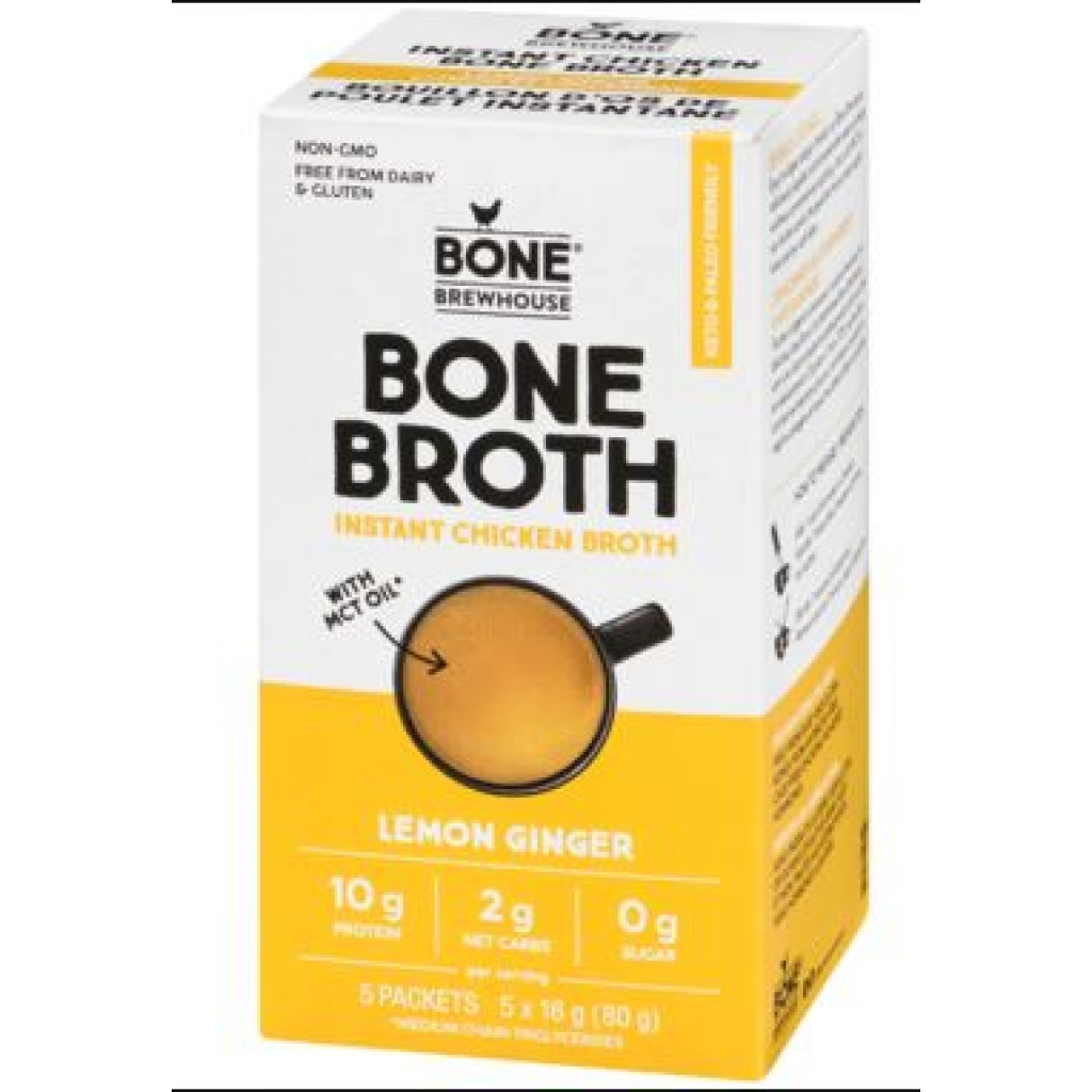 Lemon Ginger Chicken Bone Broth - 2.82 oz