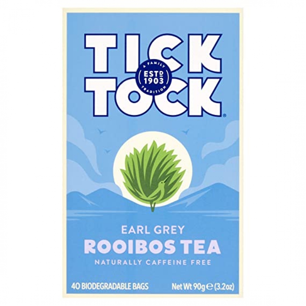 Rooibos Earl Grey Tea - Naturally Caffeine-Free (40 bags)