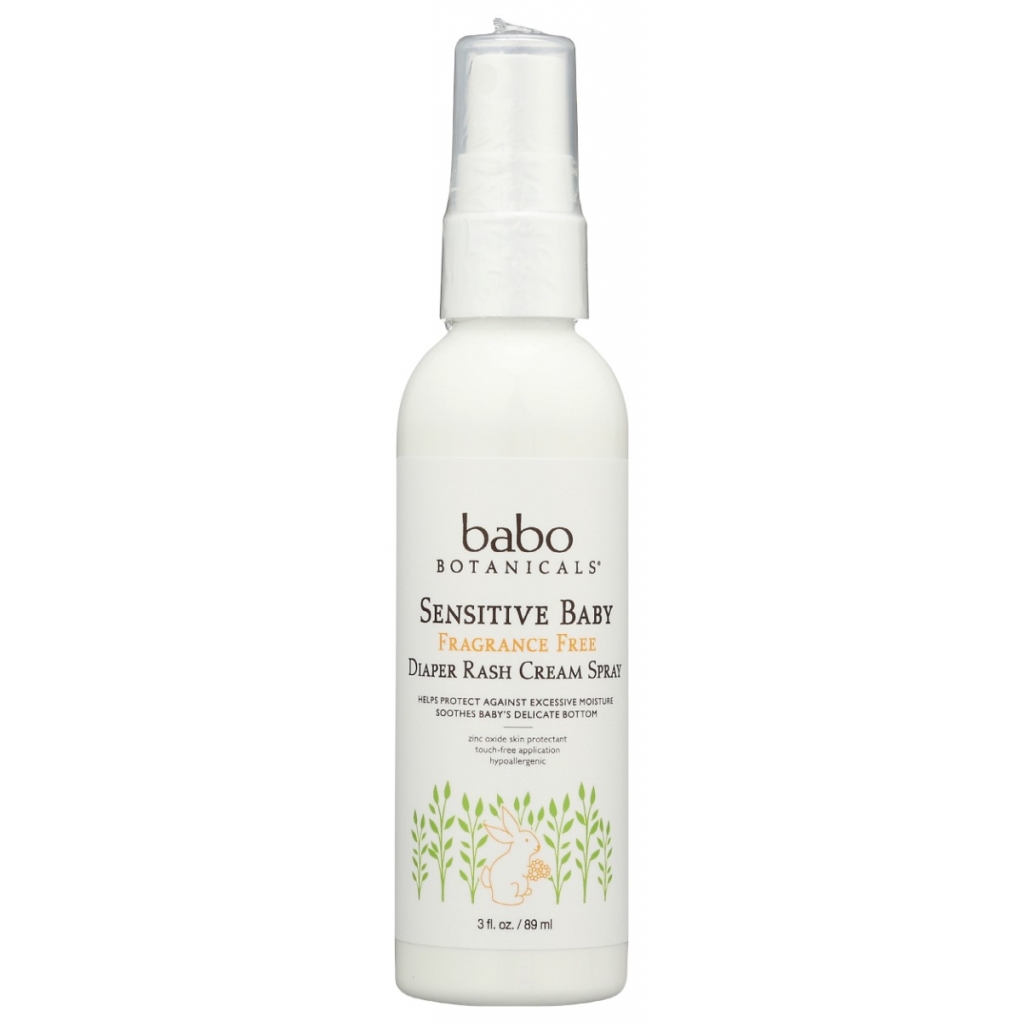 Fragrance Free Diaper Rash Spray Cream - 3 fl oz