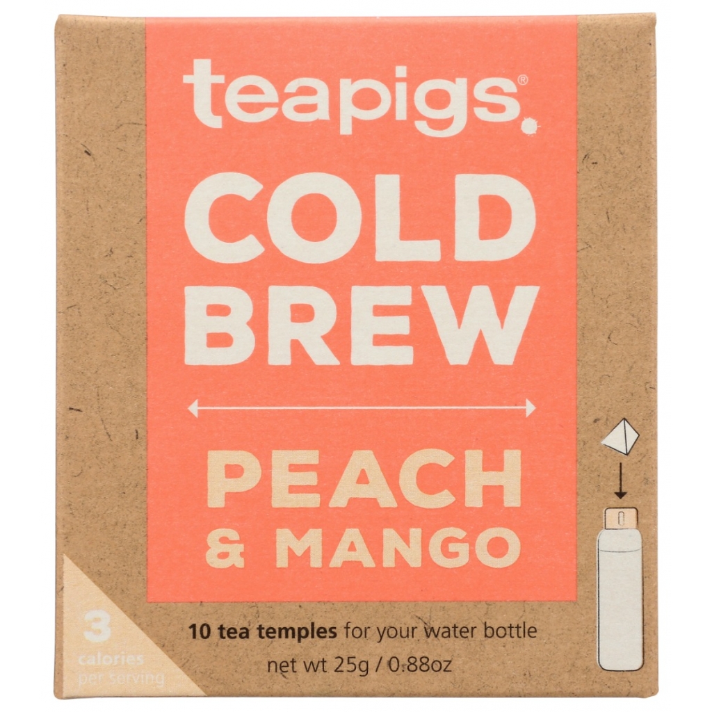 Peach Mango Cold Brew Tea Packs - 10 Count