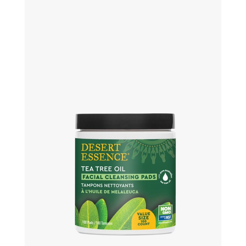 Tea Tree Oil Facial Cleansing Pads - 100 ct