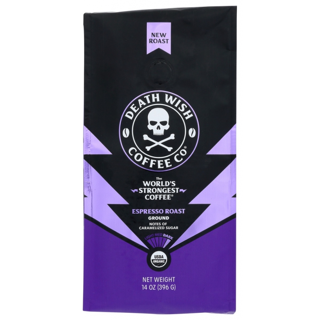 Organic Espresso Roast Ground Coffee - 14 OZ