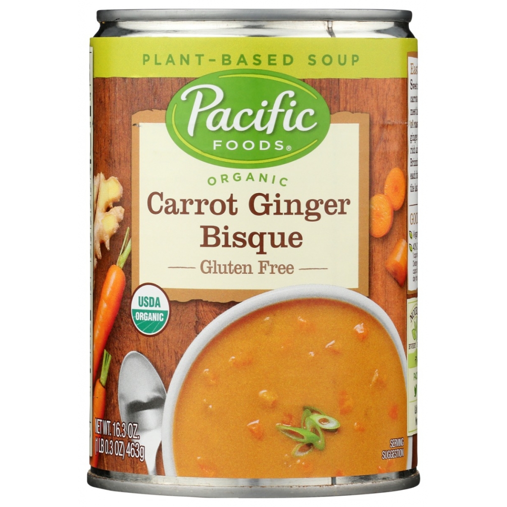 Organic Carrot Ginger Bisque Soup, 16.3 oz