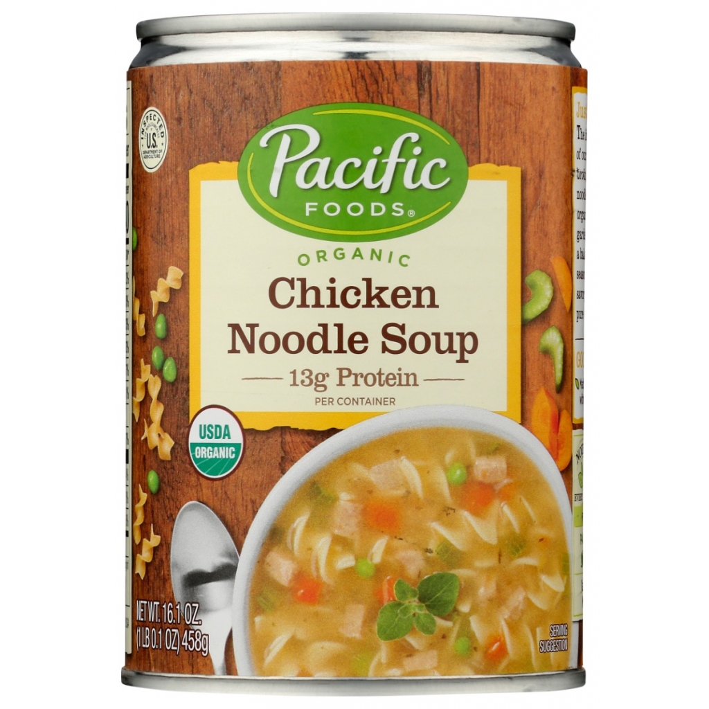 Organic Chicken Noodle Soup - Comforting Classic