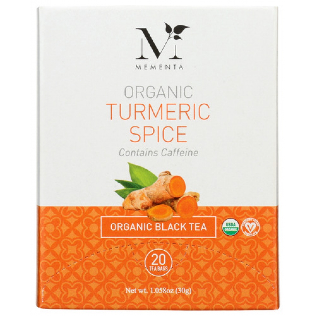 Organic Turmeric Spice Black Tea - 20 Bags