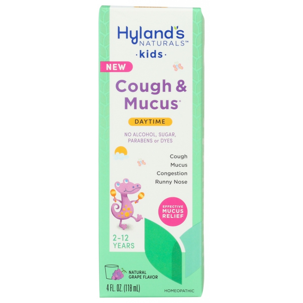 Kid's Grape Cough Mucus Relief Syrup - 4 fl oz