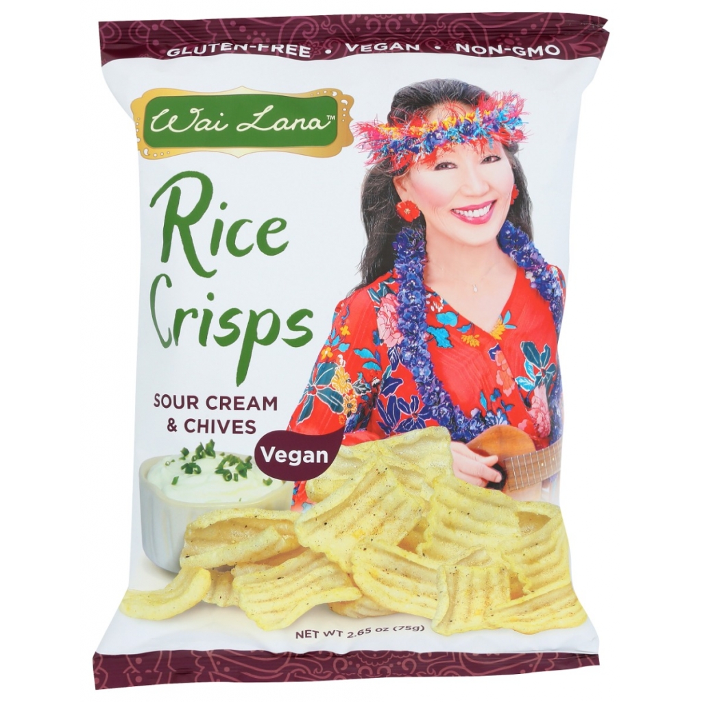 Sour Cream & Chives Rice Crisps - Irresistibly Light Snack