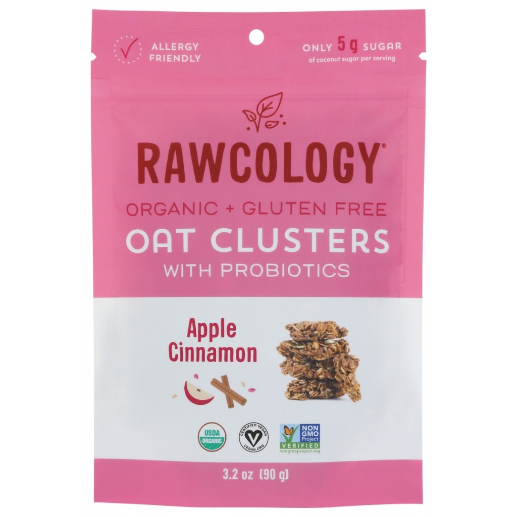 Organic Apple Cinnamon Oat Clusters, 3.2 oz