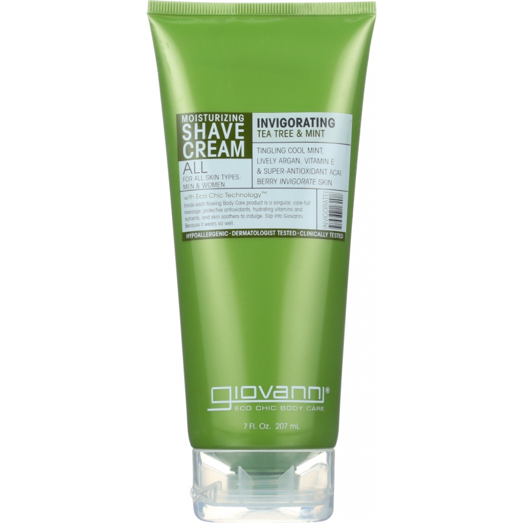 Giovanni Tea Tree & Mint Shave Cream - 7 oz