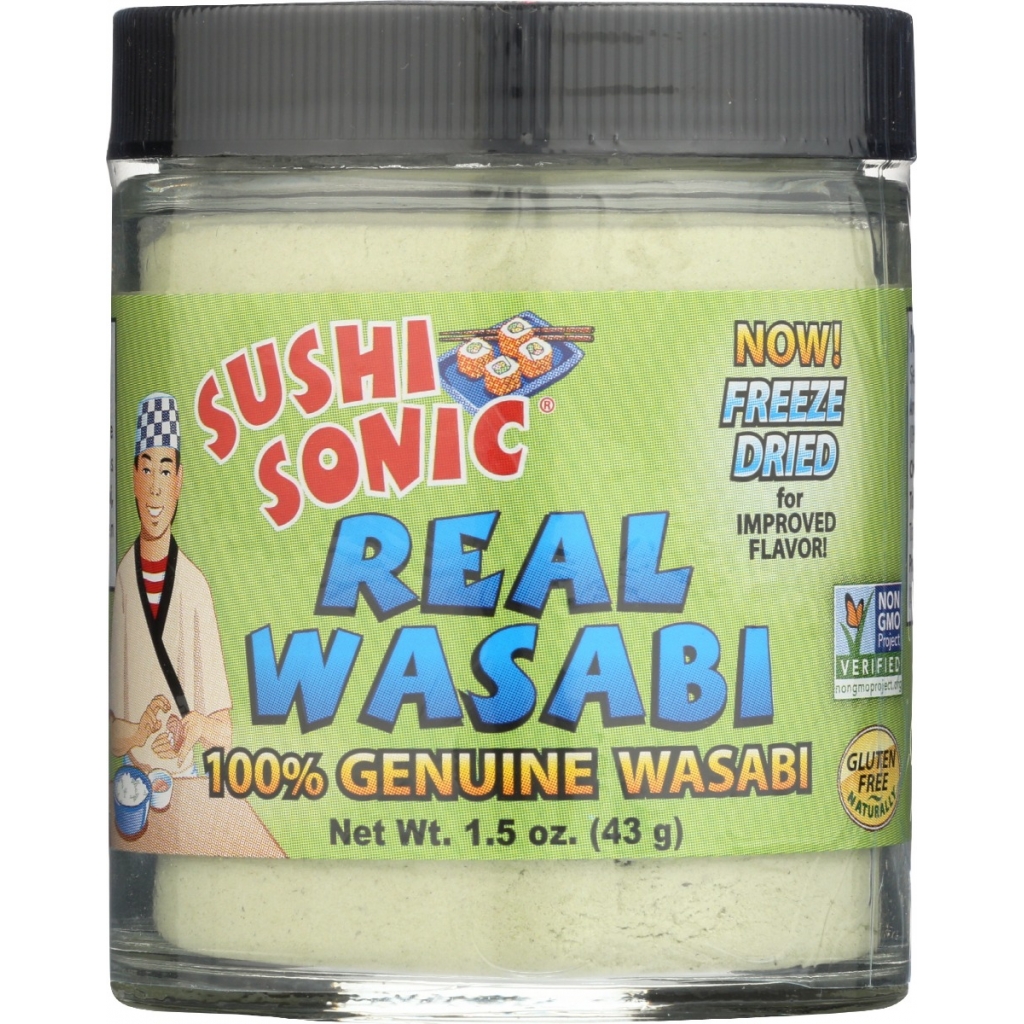 100% Authentic Freeze-Dried Powdered Wasabi - 1.5 oz