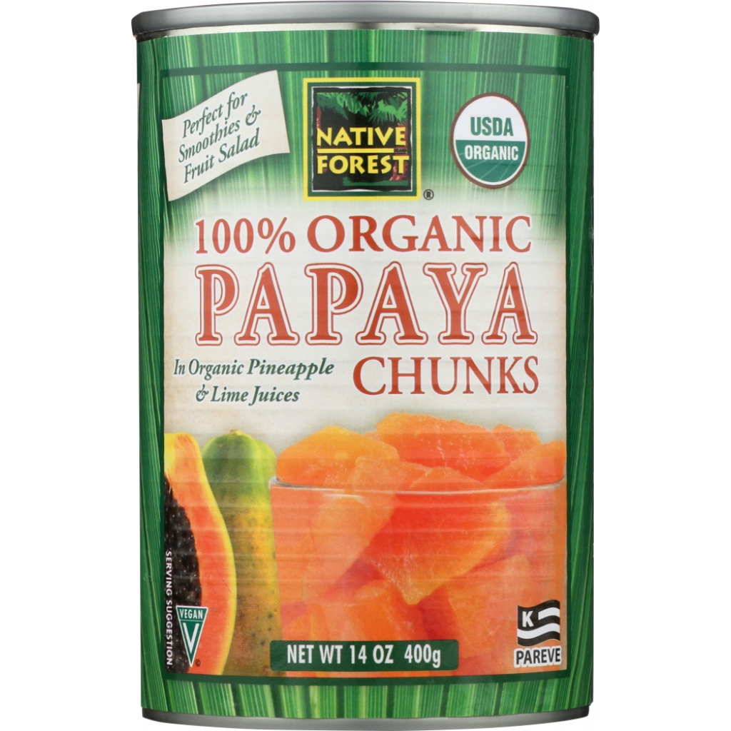 Papaya Chunks in Juice, 14 oz