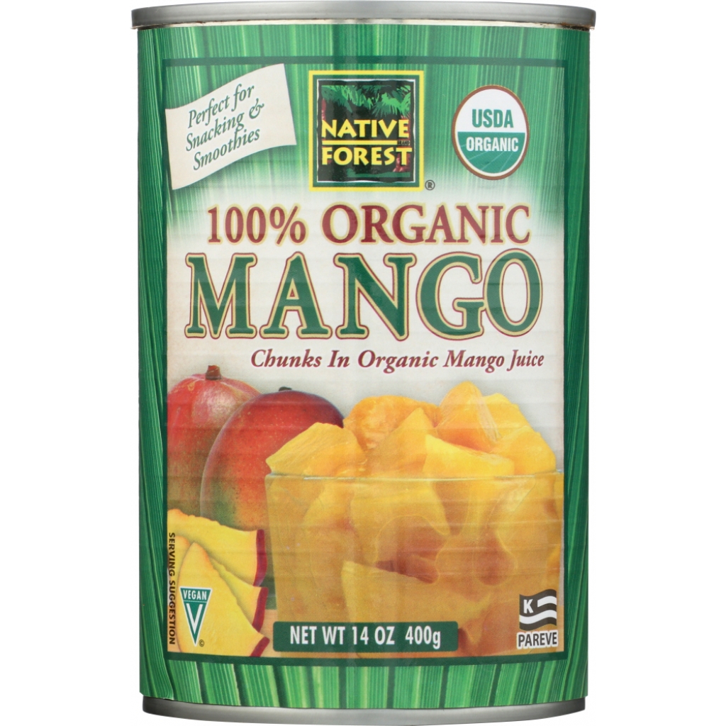 Native Forest Mango Chunks in Natural Juice, 14 oz