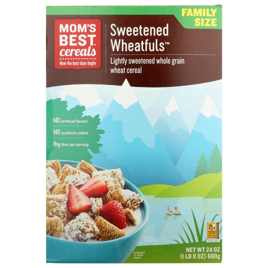 Delicious Sweetened Wheatfuls Cereal with Whole Grains