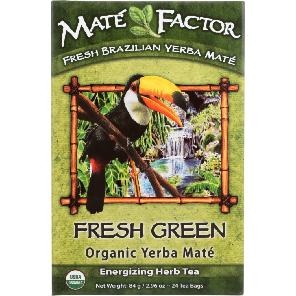 Yerba Mate Fresh Green Organic Tea - 24 Bags