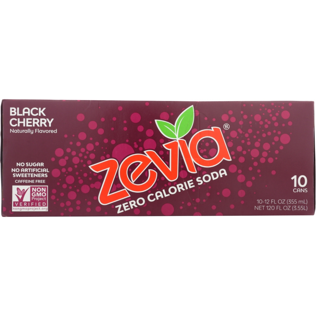 Black Cherry Zero Calorie Soda - 10 Pack, 120 fl oz.