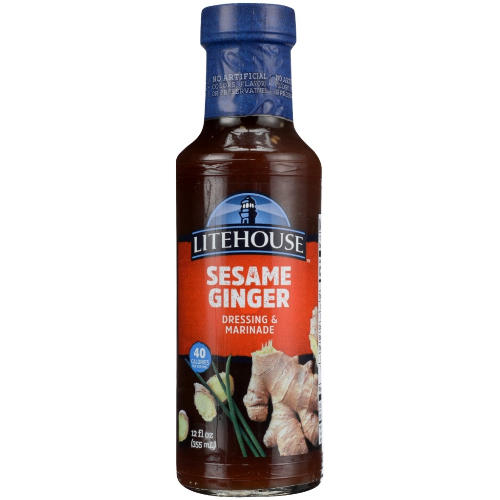 Flavorful Sesame Ginger Dressing and Marinade, 12 oz