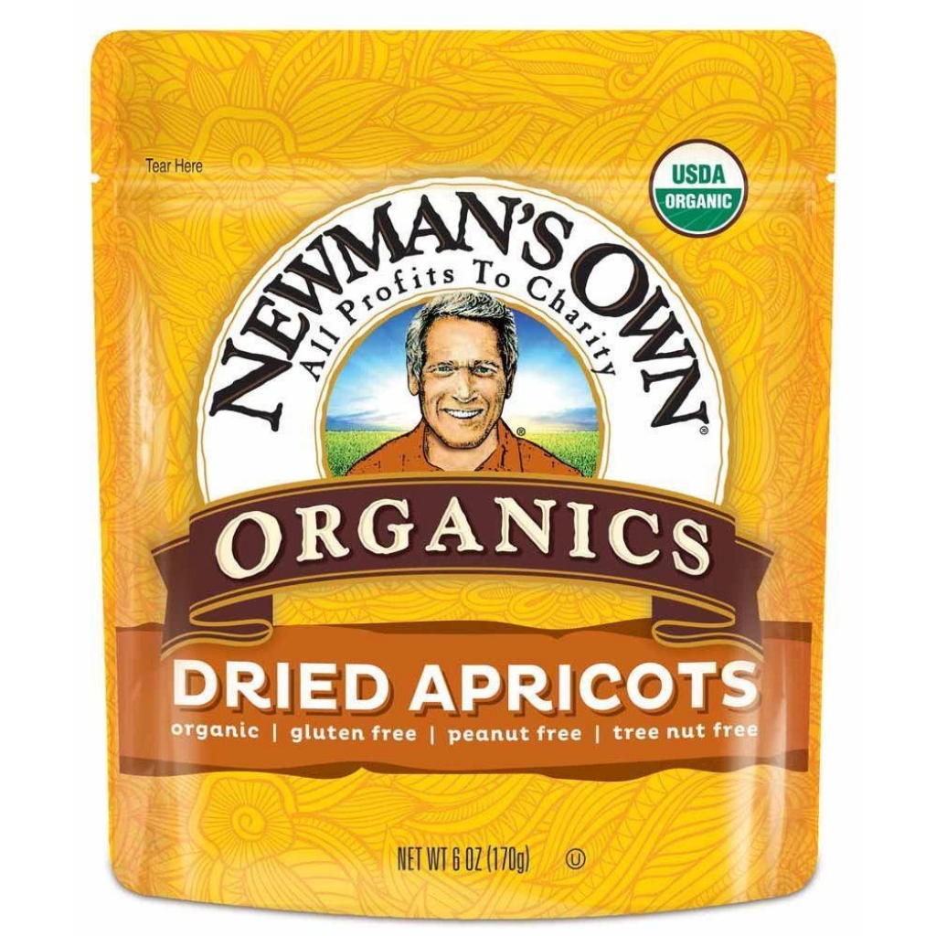 Organic Dried Apricots - 6 OZ Zip Bag