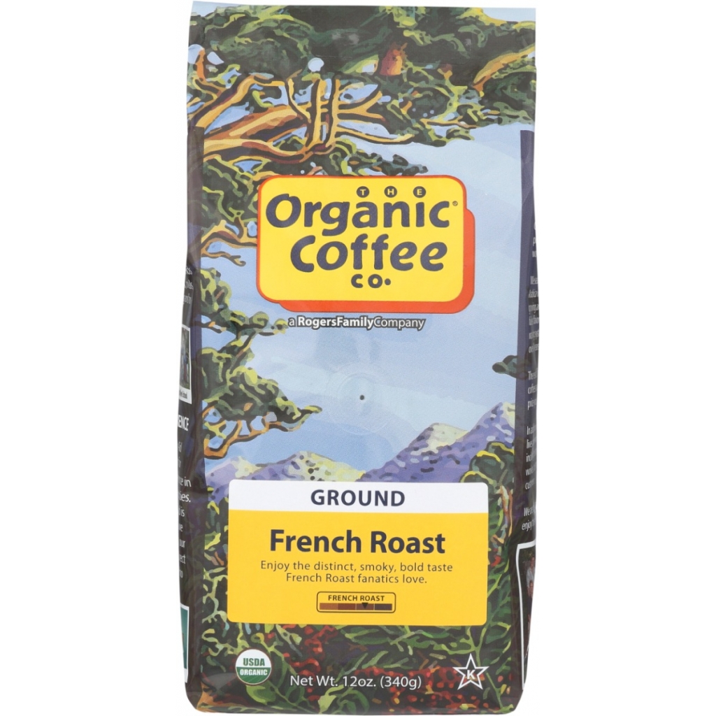 Organic French Roast Ground Coffee - 12 oz